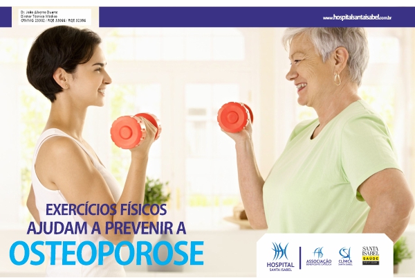 Exercícios físicos ajudam a prevenir a osteoporose